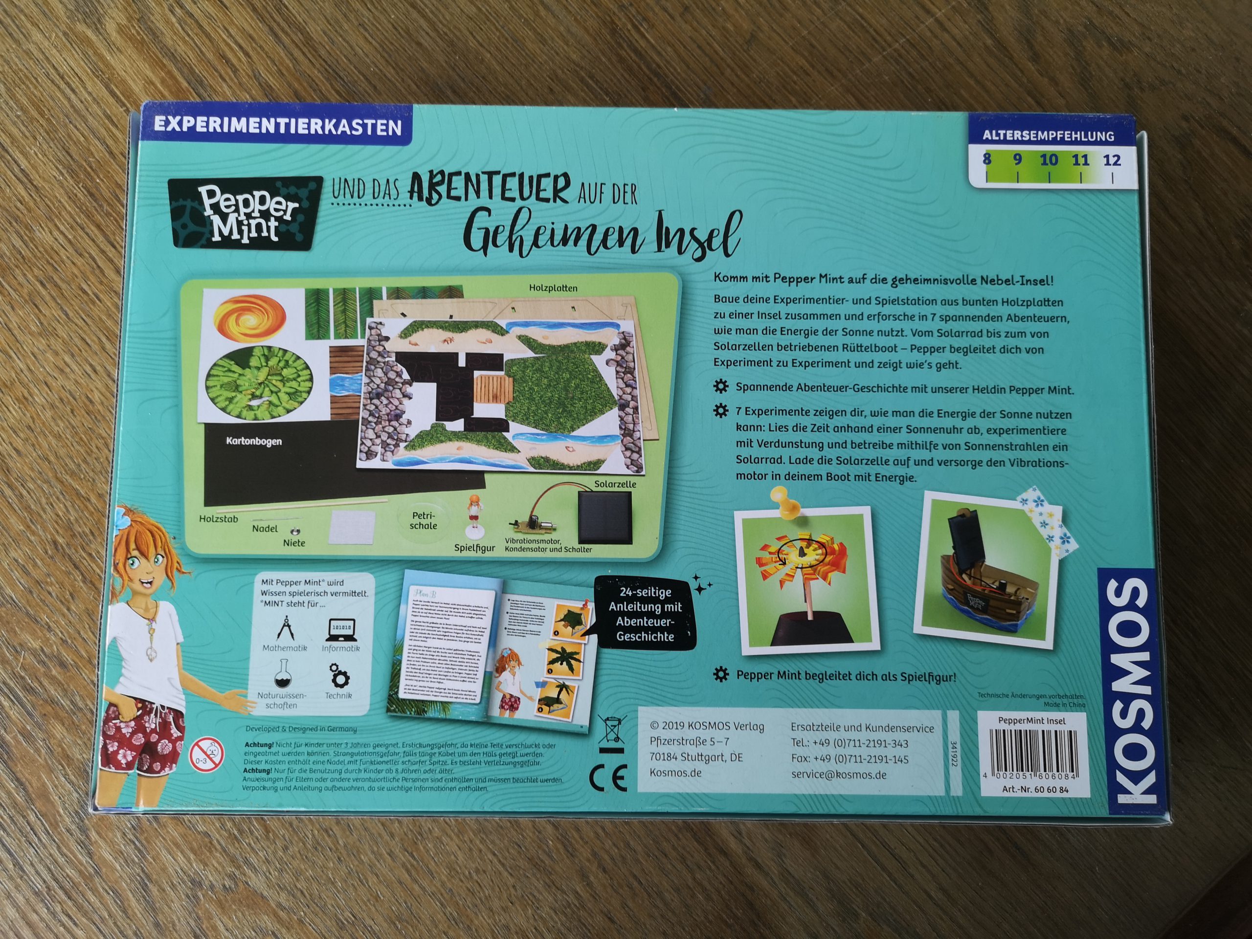 Kosmos Pepper Mint E L'Avventura Su Marte - Kit Esperimenti Sul Magnetismo Per Bambini 8-11 Anni