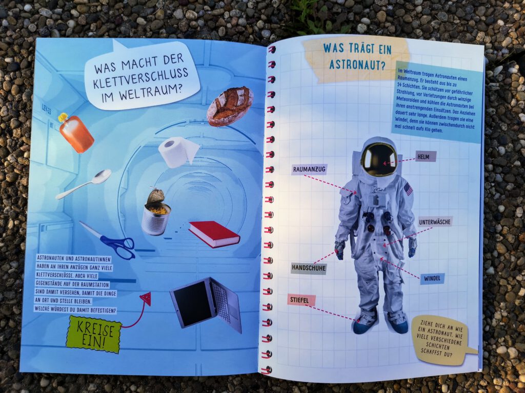 Seite zum Thema: Was tragen Astronauten? 