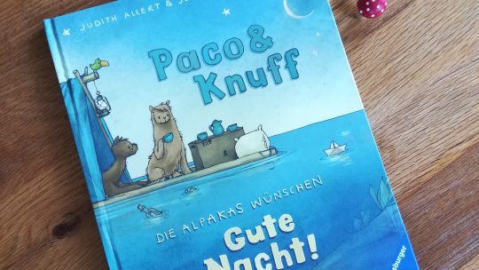 Ein wunderschönes Einschlafbuch: „Paco & Knuff. Die Alpakas wünschen Gute Nacht!“ – Judith Allert, Joelle Tourlonias
