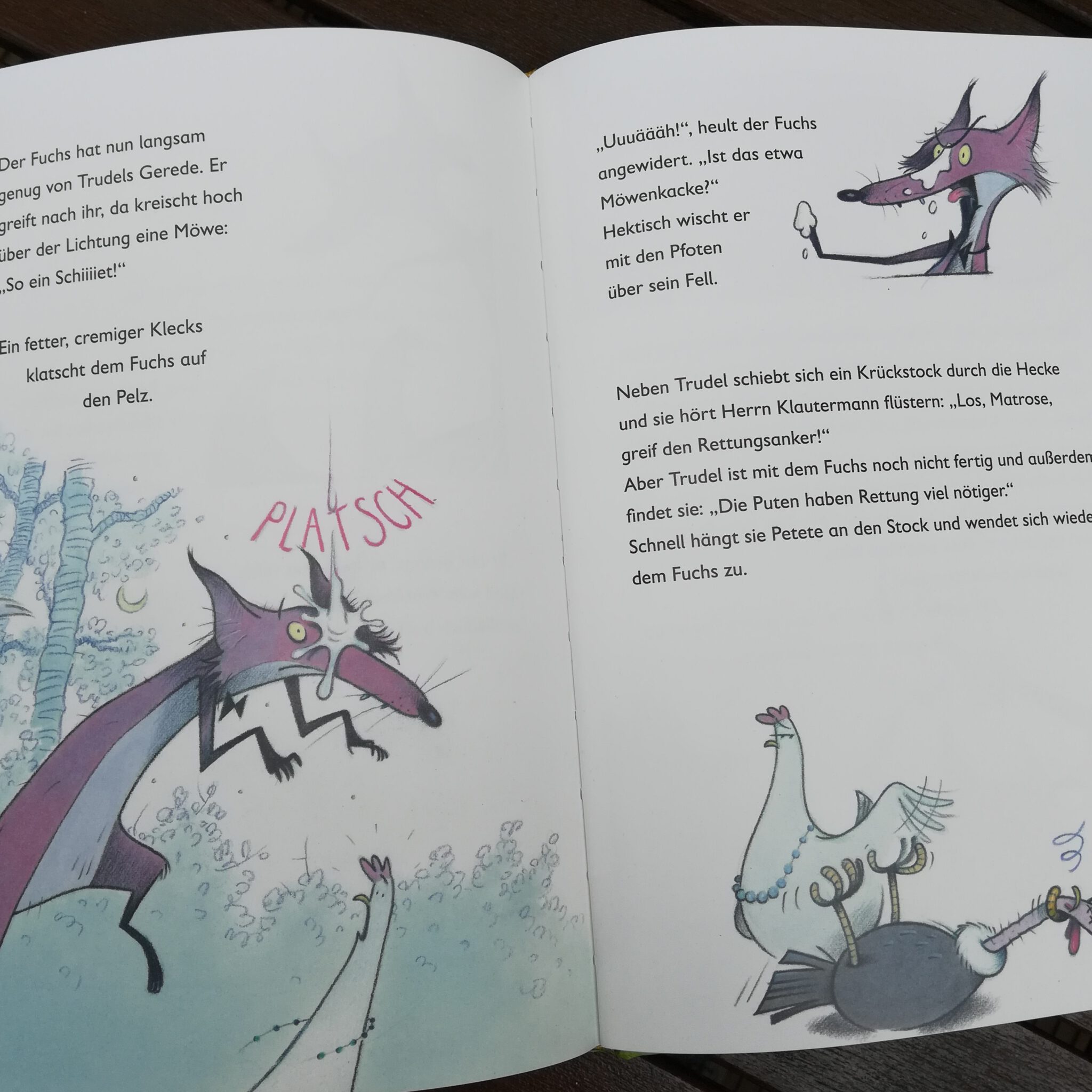 "Trudel Gedudel foppt den Fuchs" Eva Muszynski, Karsten Teich