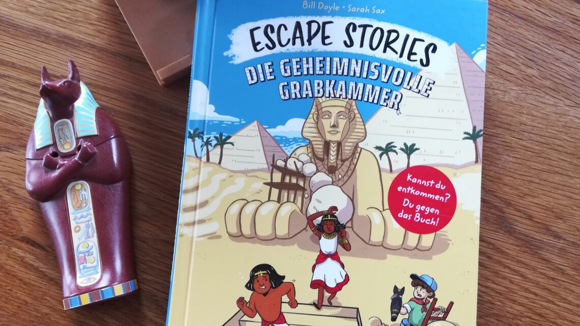 Spannende Rätsel für Kinder – „Escape Stories. Die geheimnisvolle Grabkammer“
