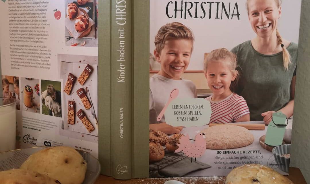 Ein tolles und vielseitiges Backbuch: „Kinder backen mit Christina“