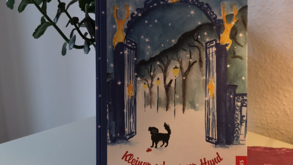 Kleiner schwarzer Hund in der Nacht – Rose & Rebecka Lagercrantz