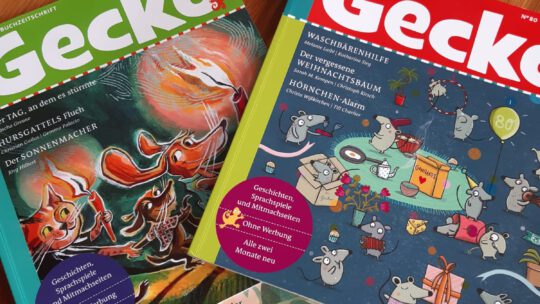 Zeitschriften – Abos für Kinder: „Gecko. Die Bilderbuchzeitschrift“
