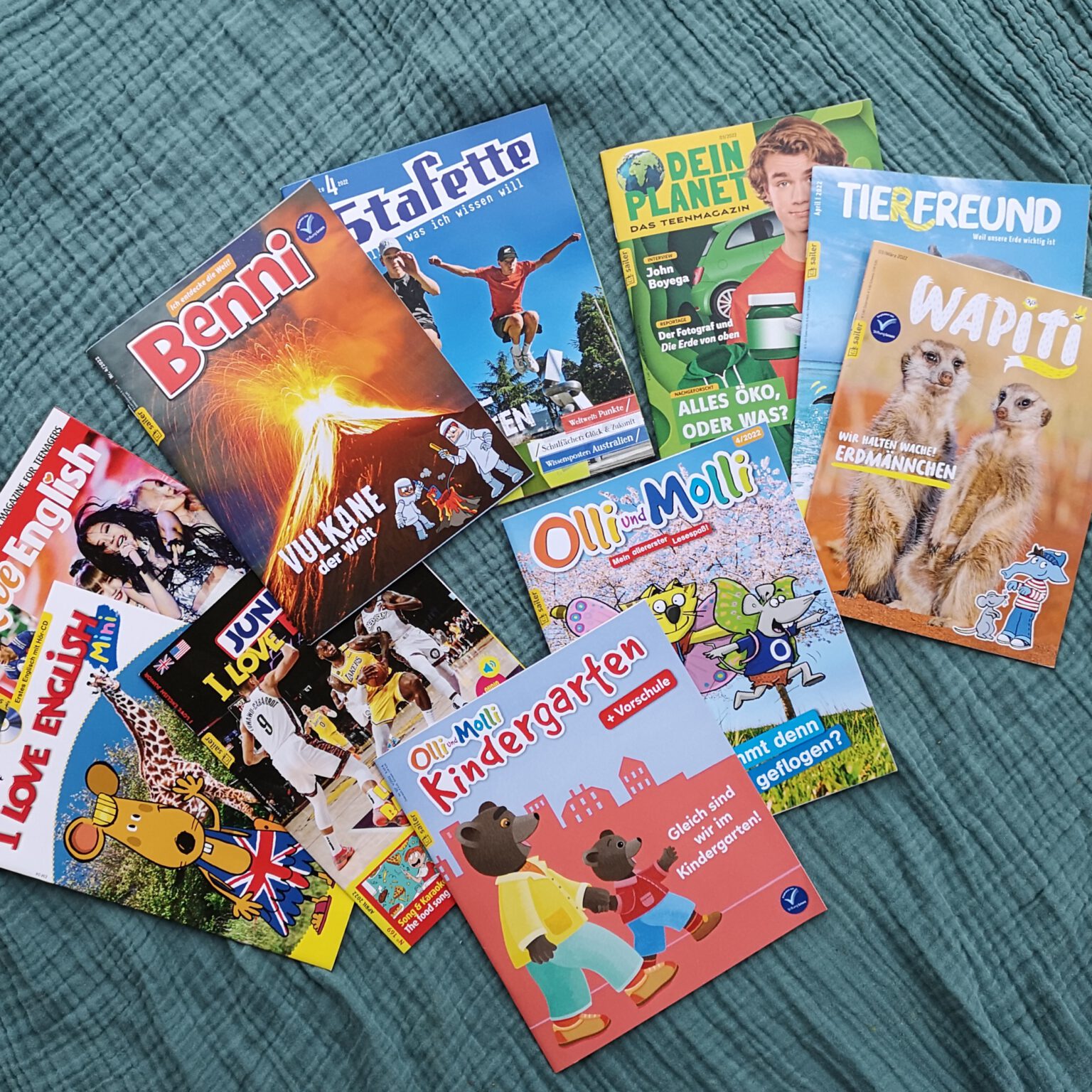 kinderzeitschriften mit spielzeug