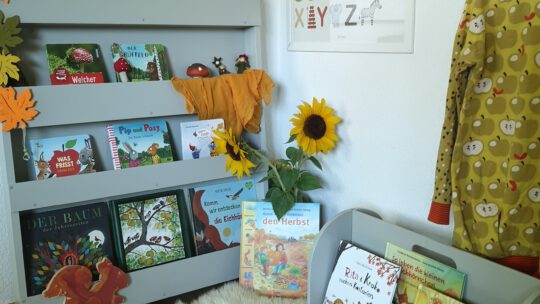 [Werbung] Unsere Herbstbücher im wunderschönen Regal von Tidy Books
