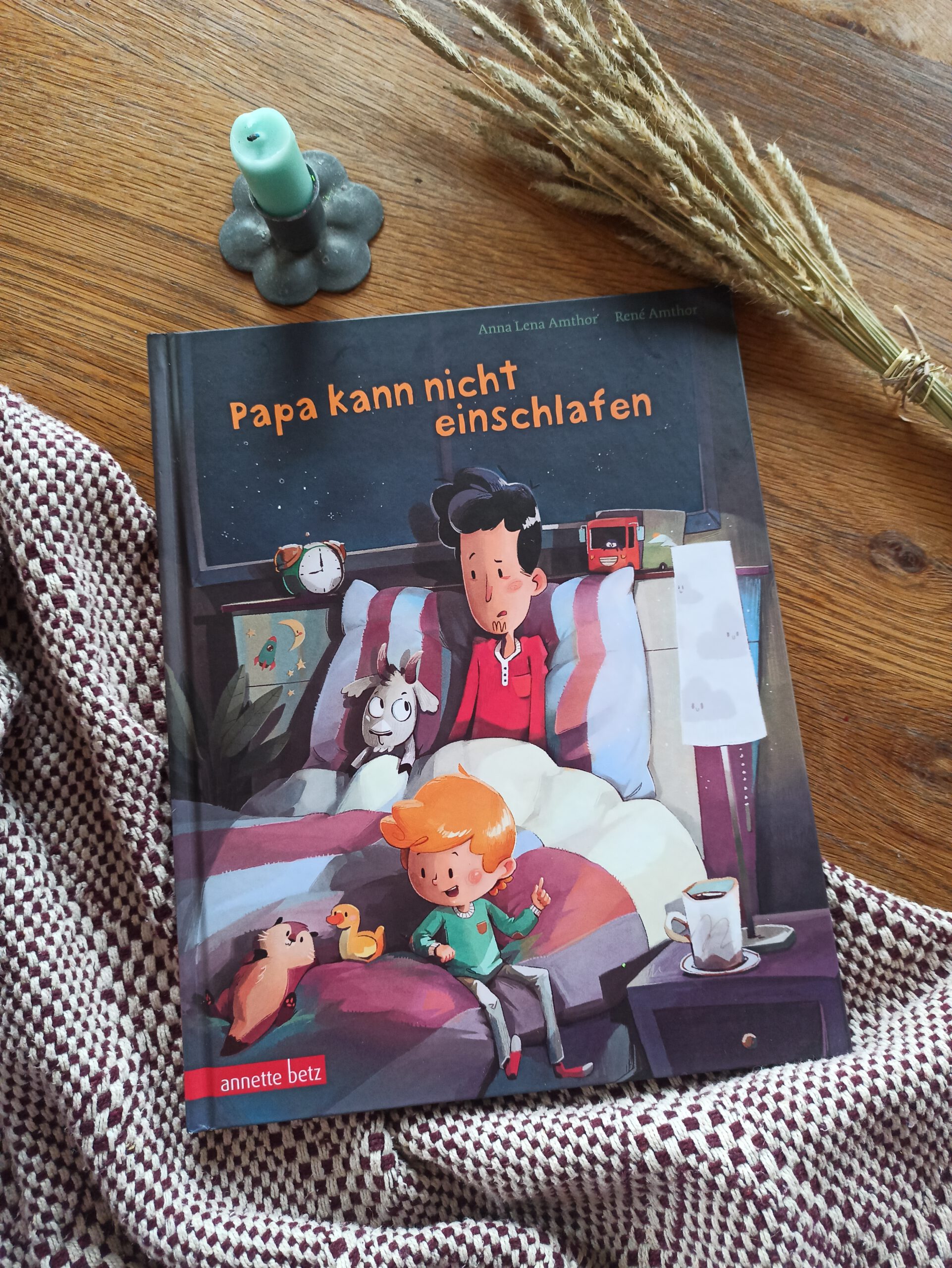 "Papa kann nicht einschlafen" Buchkinderblog