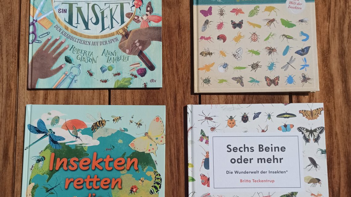 Kindersachbücher zum Thema „Insekten“