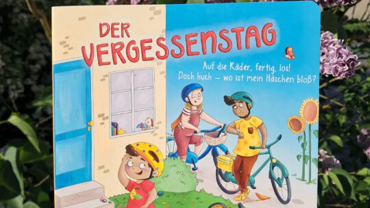 „Der Vergessenstag. Auf die Räder, fertig, los! Doch huch – wo ist mein Häschen bloß“