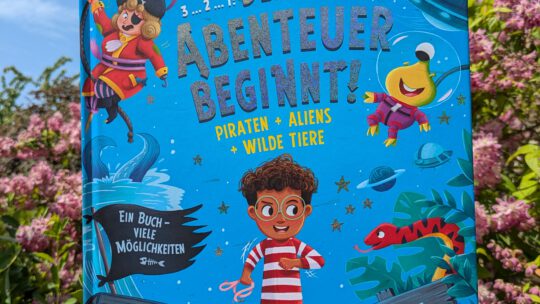 Selber entscheiden im Bilderbuch: “3… 2… 1… Dein Abenteuer beginnt! Piraten + Aliens + wilde Tiere”